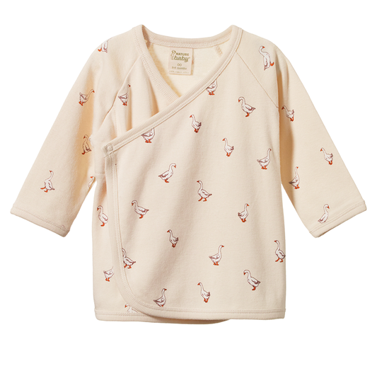 Nature Baby Kimono Jacket Goosey Print