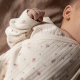 Nature Baby Pointelle Kimono Stretch and Grow Posey Blossom