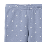 Nature Baby Leggings Hearts Bluebelle Print