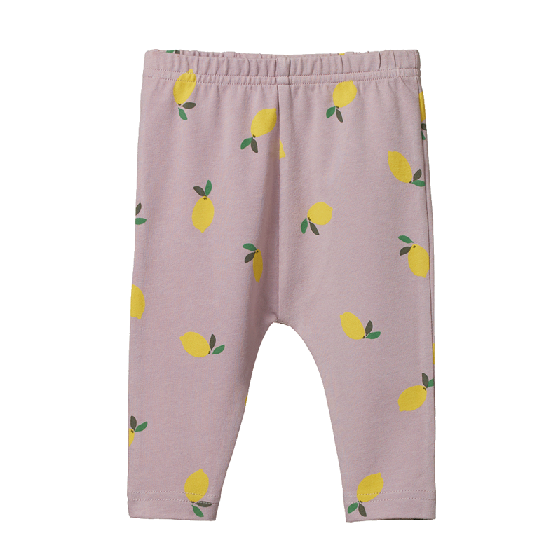 Nature Baby Leggings - Lilac Lemon