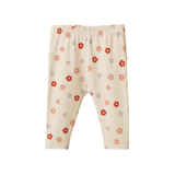 Nature Baby Leggings Petite Flora Stamp Print