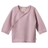 Nature Baby Merino Knit Kimono Jacket - Lilac