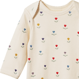 Nature Baby Long Sleeve Bodysuit Delphine Print