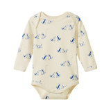 Nature Baby Long Sleeve Bodysuit Dog Walks Print