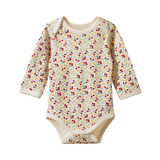 Nature Baby Long Sleeve Bodysuit Kitchen Garden Print