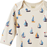 Nature Baby Long Sleeve Bodysuit Regatta Print