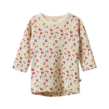 Nature Baby Long Sleeve Cloud Tee Kitchen Garden Print