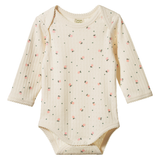 Nature Baby Pointelle Long Sleeve Bodysuit Posey Blossom