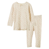 Nature Baby Long Sleeve Pointelle Pyjama Set Dandelion Print