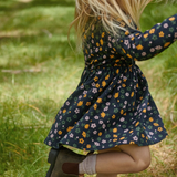 Nature Baby Twirl Dress - Navy Pollyanna