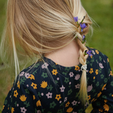 Nature Baby Twirl Dress - Navy Pollyanna