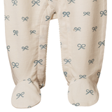 Nature Baby Lucy Suit Ribbons Star Dew Print