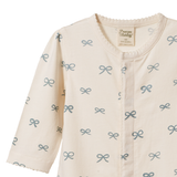 Nature Baby Lucy Suit Ribbons Star Dew Print