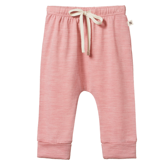 Nature Baby Drawstring Pant Mauve