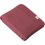 Nature Baby Merino Knit Blanket - Rhubarb