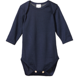 Nature Baby Merino Long Sleeve Bodysuit Navy