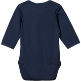 Nature Baby Merino Long Sleeve Bodysuit Navy