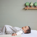 Nature Baby Organic Cotton and Merino Sleeping Bag - Grey Marl Stripe