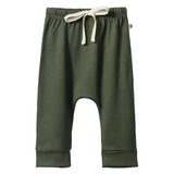 Nature Baby Essential Merino Drawstring Pants - Thyme
