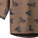 Nature Baby Merino Essential Tee - Foxy Print