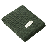 Nature Baby Merino Knit Blanket - Thyme