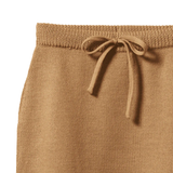Nature Baby Merino Knit Footed Rompers Caramel