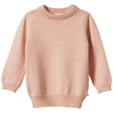 Nature Baby Merino Knit Pullover Rose Dust