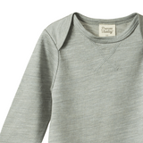 Nature Baby Merino Essential Tee - Grey Marl