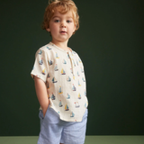 Nature Baby Caravan Shirt Regatta Print