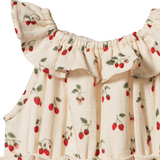 Nature Baby Plum Muslin Suit Strawberry Blush