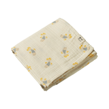 Nature Baby Muslin Wrap Fish Fable Print