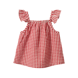 Nature Baby Petal Set Red Gingham