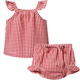 Nature Baby Petal Set Gingham Red Check