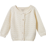 Nature Baby Piper Cardigan Natural Pointelle