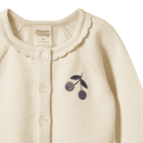 Nature Baby Piper Cardigan Winter Berry