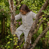 Nature Baby Pippin Pants Briarwood Heron Print