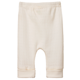 Nature Baby Drawstring Pants Pointelle Natural