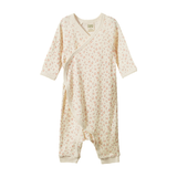 Nature Baby Pointelle Kimono Stretch & Grow Dandelion Print