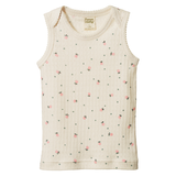 Nature Baby Pointelle Singlet Posey Blossom