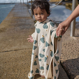 Nature Baby Poncho Towel Pear Print