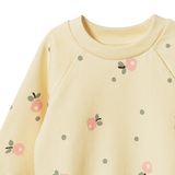 Nature Baby Emerson Sweater Posey Blossom Lemonade