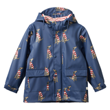 Nature Baby Raincoat Best Friend Indigo Print
