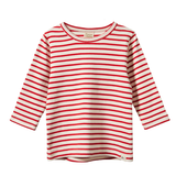 Nature Baby Long Sleeve River Tee - Red Sailor Stripe