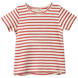 Nature Baby River Tee - Red Sailor Stripe