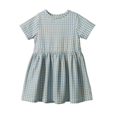 Nature Baby Saturday Dress Blue Gingham