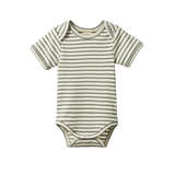 Nature Baby Short Sleeve Bodysuit Nettle Sailor Stripe