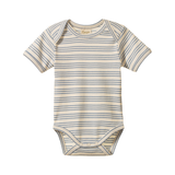 Nature Baby Short Sleeve Bodysuit Stripe Trio