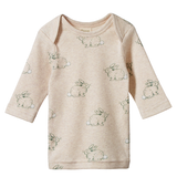 Nature Baby Simple Tee Cottage Bunny Oatmeal Marl