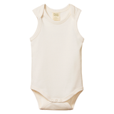 Nature Baby Cotton Singlet Bodysuit Natural