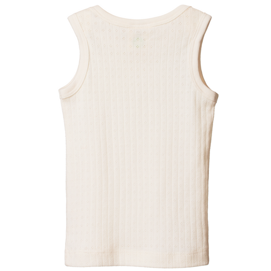 Nature Baby Pointelle Singlet Natural